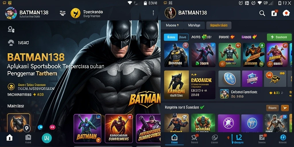 Tampilan utama BATMAN138 dengan fitur taruhan olahraga yang menarik.