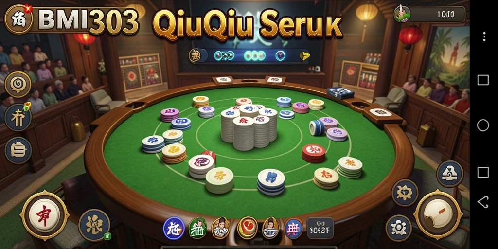 Screenshot utama BUMI303 menampilkan gameplay seru QiuQiu.