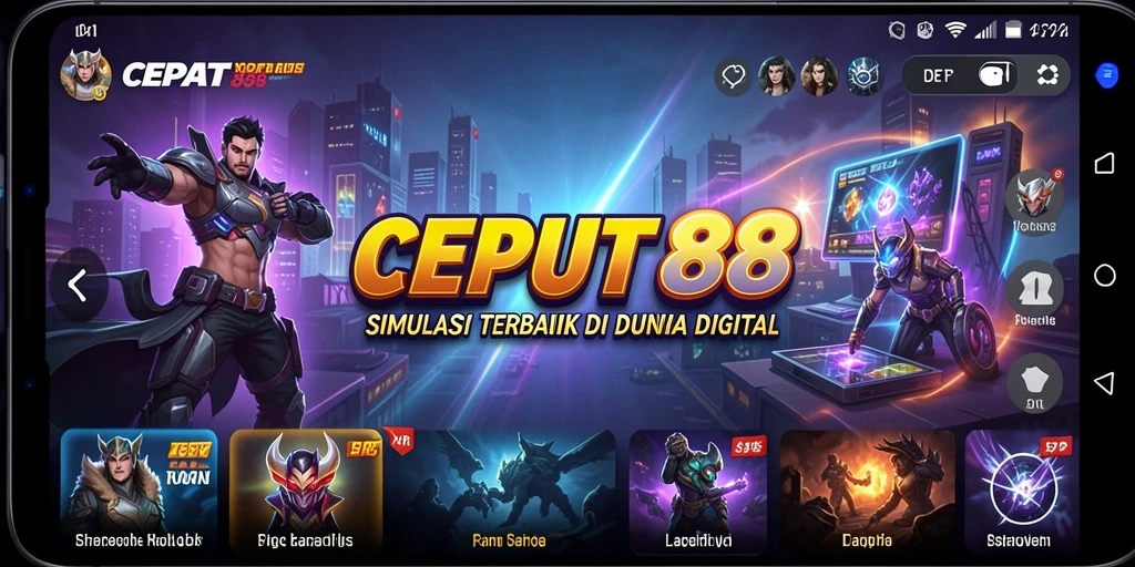 Tampilan gameplay yang menarik dan interaktif dalam CEPAT88.