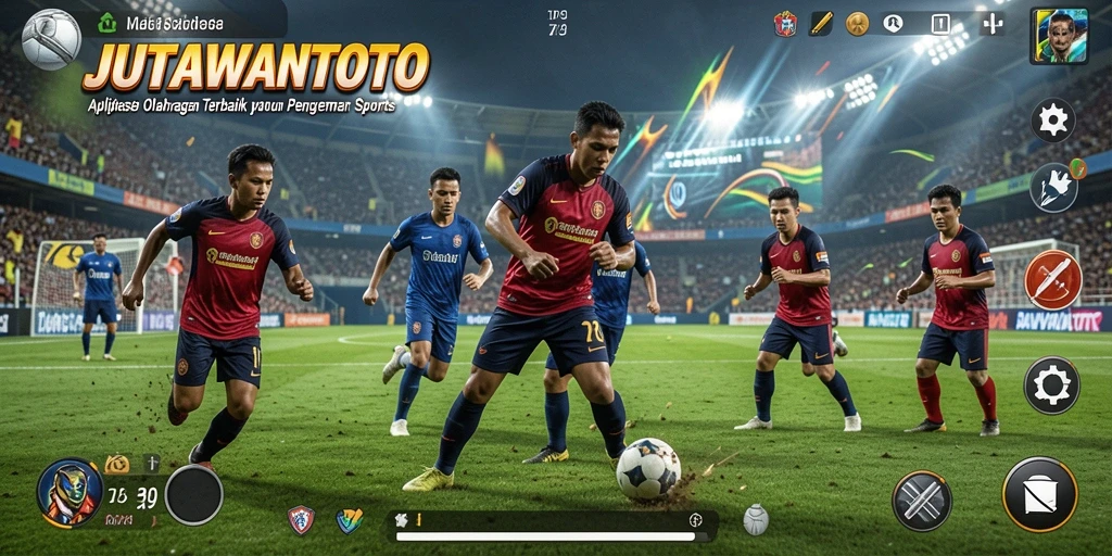 Tampilan gameplay menegangkan di JUTAWANTOTO dengan aksi olahraga seru.