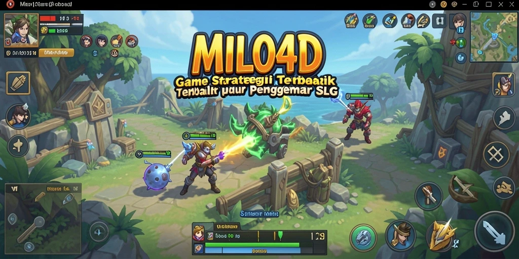 Tampilan gameplay <strong>MILO4D</strong> yang mendebarkan dengan pertempuran strategis.