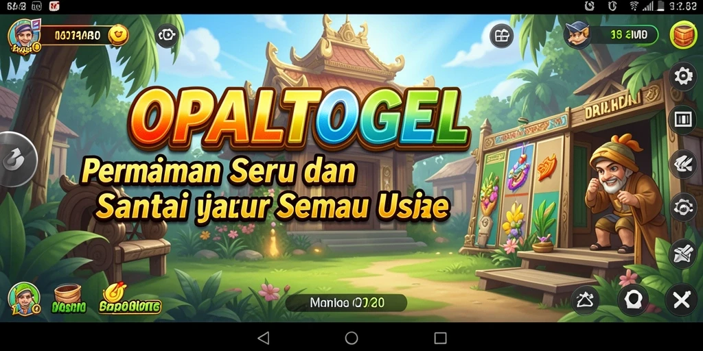 Tampilan gameplay OPALTOGEL yang menarik dan menggembirakan.
