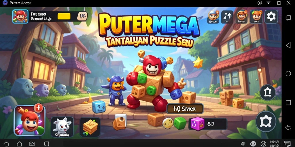 Screenshot dari gameplay menampilkan tantangan puzzle yang menarik