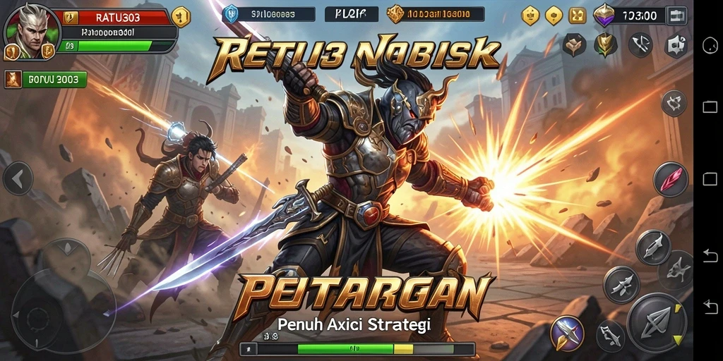Tampilan gameplay Fighting yang intens dan penuh aksi.