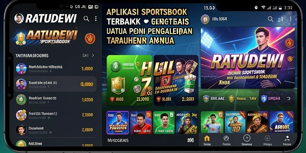 Tampilan menarik dari gameplay taruhan olahraga RATUDEWI.