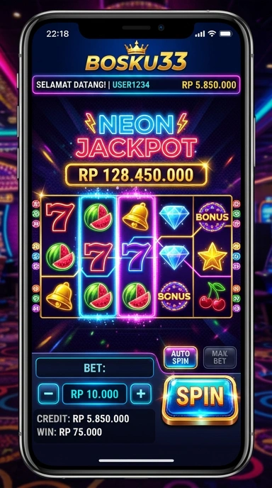 Tampilan interface bosku33 yang ramah pengguna.